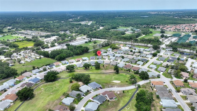 3618 Highland Fairways Blvd, Lakeland, FL 33810 - aerial view of property's location with nearby suburban area and a golf club