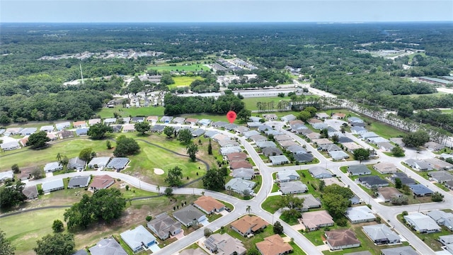 3618 Highland Fairways Blvd, Lakeland, FL 33810 - aerial view of property and surrounding area with nearby suburban area and a forest