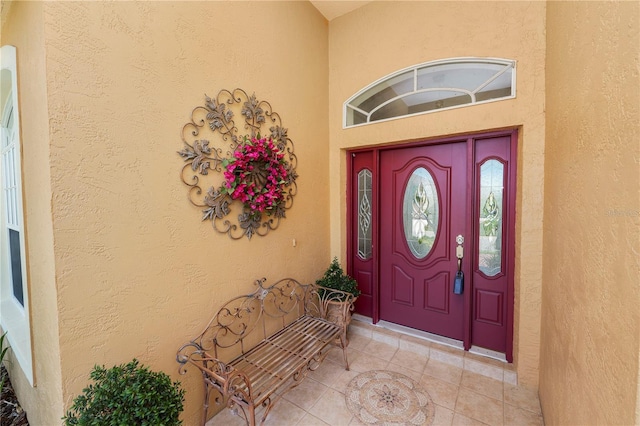 2936 Grasslands Dr, Lakeland, FL 33803 - property entrance with stucco siding