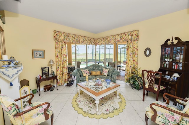 2936 Grasslands Dr, Lakeland, FL 33803 - living room with light tile patterned flooring