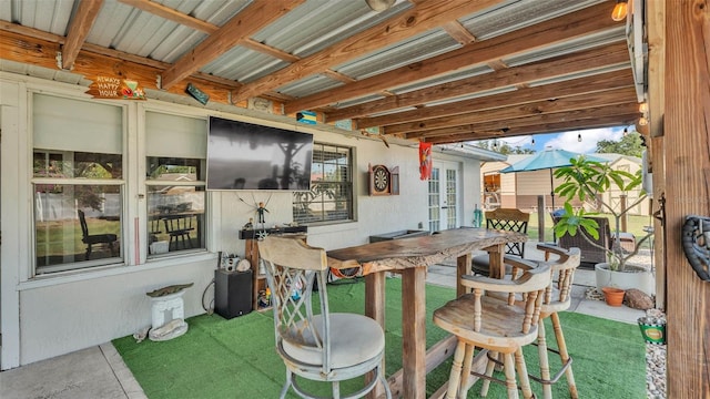 1423 Ridgegreen Loop N, Lakeland, FL 33809 - view of patio featuring outdoor dining area