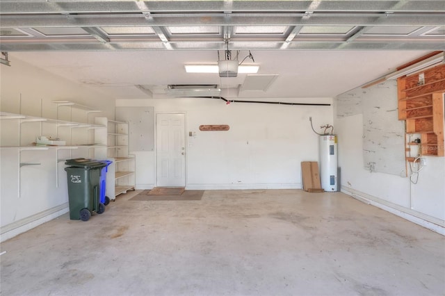 6065 Magpie Dr, Lakeland, FL 33809 - garage with water heater and a garage door opener
