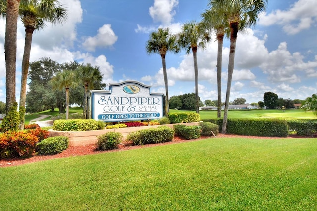 6065 Magpie Dr, Lakeland, FL 33809 - community sign featuring a yard