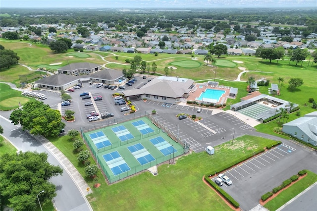 6065 Magpie Dr, Lakeland, FL 33809 - bird's eye view of a golf course and a pool area