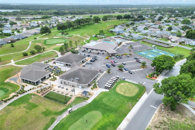 6065 Magpie Dr, Lakeland, FL 33809 - aerial perspective of suburban area featuring a golf club