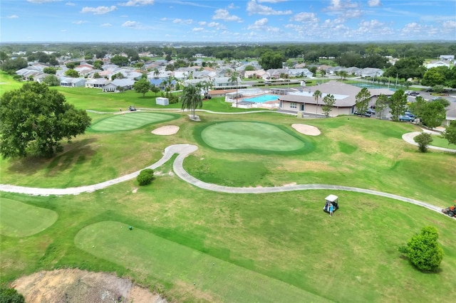 6065 Magpie Dr, Lakeland, FL 33809 - aerial view of residential area featuring a local golf course and a pool