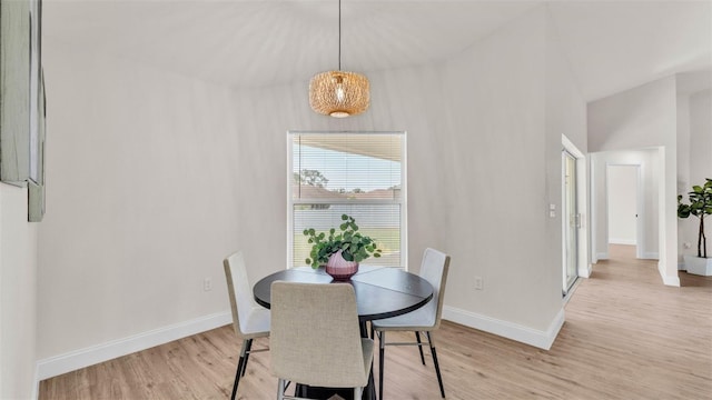 5458 Oakford Dr, Lakeland, FL 33812 - dining area featuring light wood finished floors and baseboards
