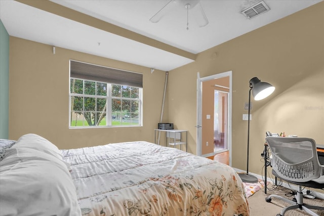 2061 Crestdale Ln Unit 60, Lake Mary, FL 32746 - bedroom featuring ceiling fan and an office area