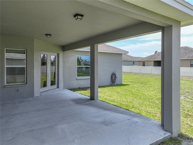 1547 Cordgrass Way, Lakeland, FL 33813 - view of patio / terrace with french doors
