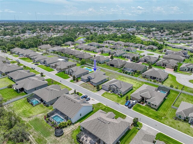 1547 Cordgrass Way, Lakeland, FL 33813 - aerial perspective of suburban area