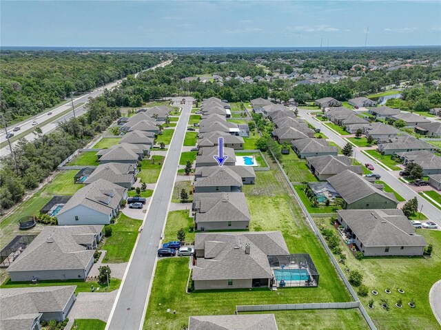 1547 Cordgrass Way, Lakeland, FL 33813 - aerial perspective of suburban area