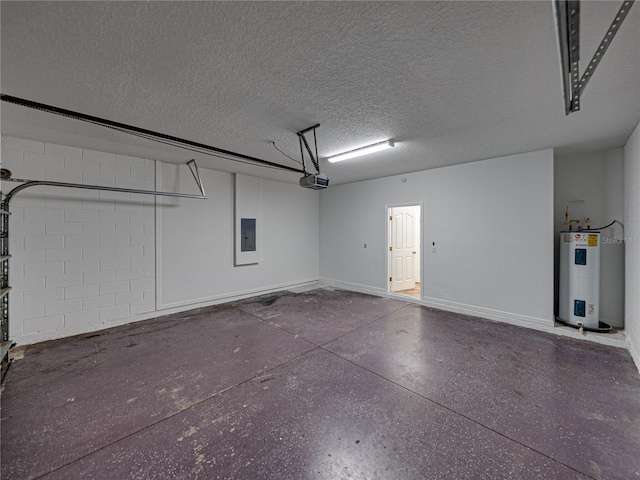 143 Alfani St, Davenport, FL 33896 - garage with water heater, a garage door opener, and electric panel