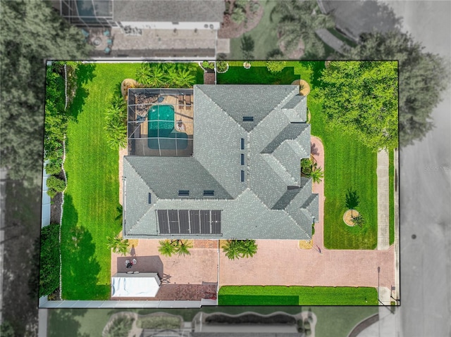 148 Melissa Trl, Auburndale, FL 33823 - aerial view of property and surrounding area featuring property boundaries highlighted
