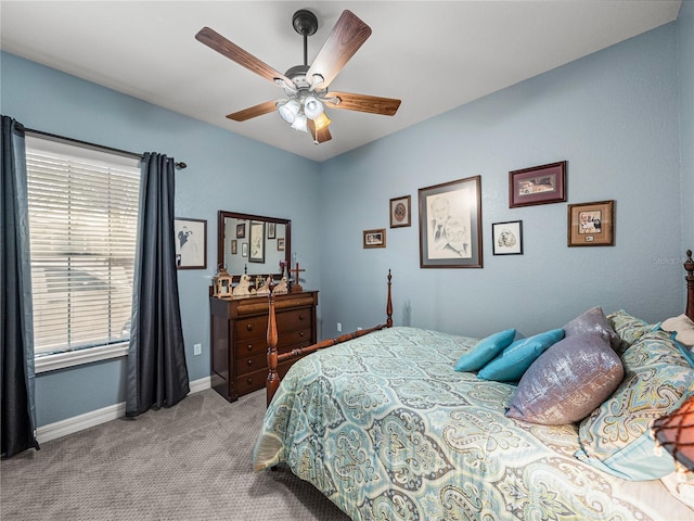 148 Melissa Trl, Auburndale, FL 33823 - carpeted bedroom featuring baseboards and a ceiling fan