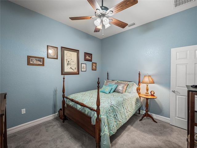 148 Melissa Trl, Auburndale, FL 33823 - bedroom featuring carpet flooring, baseboards, and ceiling fan