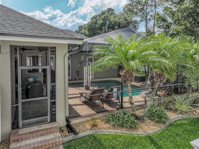 148 Melissa Trl, Auburndale, FL 33823 - swimming pool featuring a patio