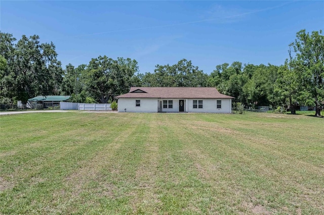 7608 Franklin Rd, Plant City, FL 33565 - view of front of home with view of wooded area