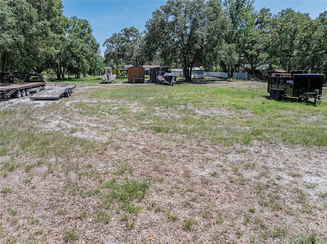7608 Franklin Rd, Plant City, FL 33565 - view of yard with view of wooded area
