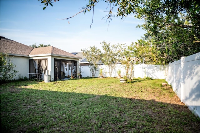 11567 Misty Isle Ln, Riverview, FL 33579 - view of yard with a sunroom