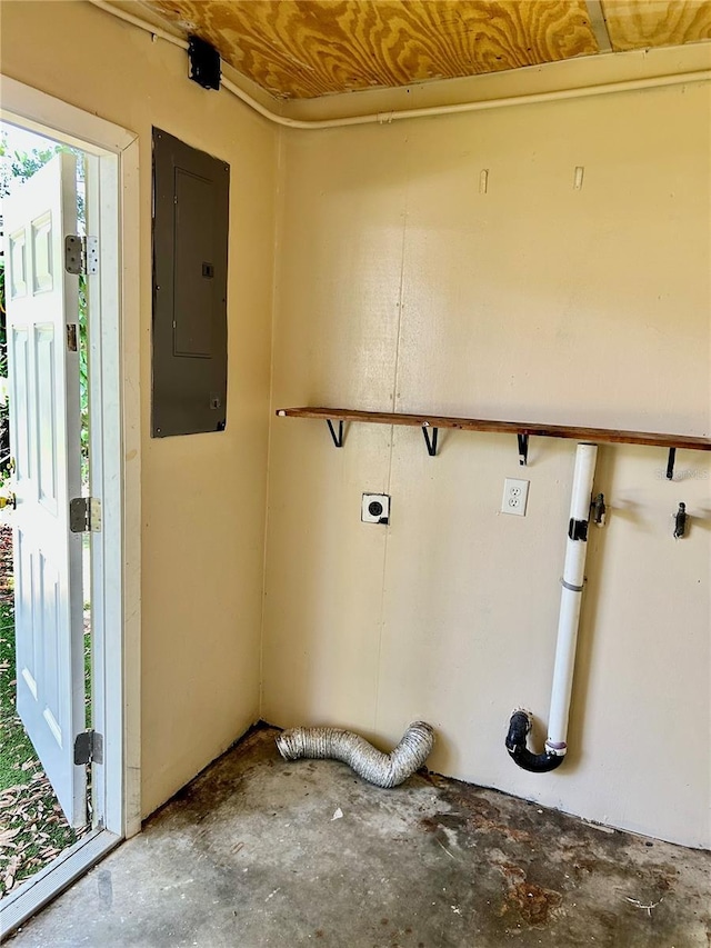 304 Bell St, Wauchula, FL 33873 - washroom featuring electric dryer hookup and electric panel