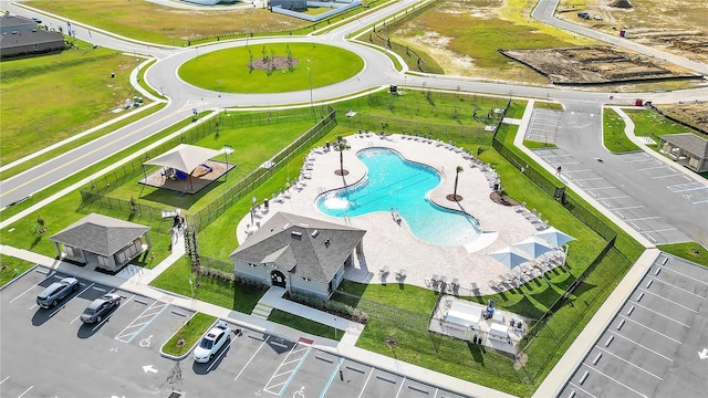2966 Flying Blackbird Rd, Bartow, FL 33830 - drone / aerial view of a pool