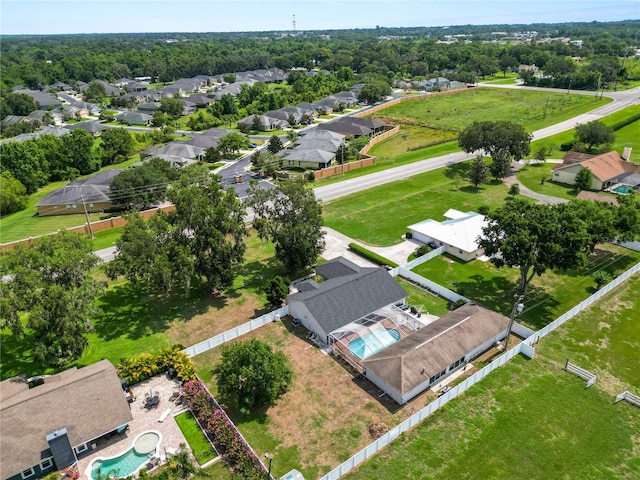 1130 Ewell Rd, Lakeland, FL 33811 - aerial view of residential area with a pool