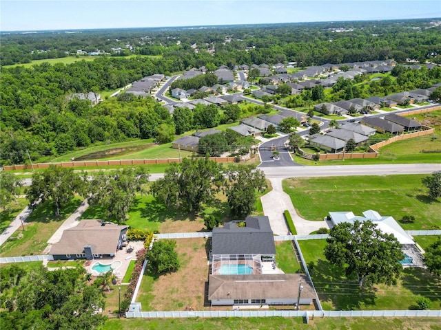 1130 Ewell Rd, Lakeland, FL 33811 - bird's eye view of a pool area