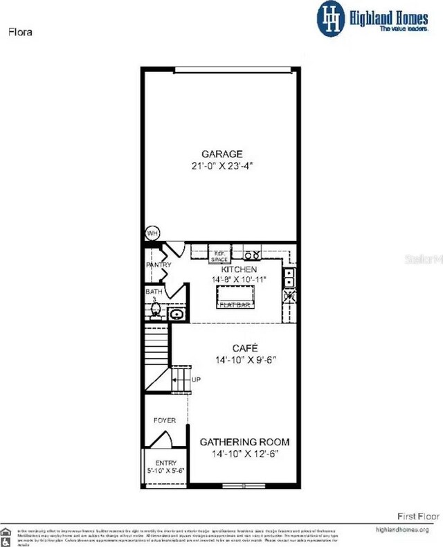 5771 Freshwater Canyon Dr, Saint Cloud, FL 34771 - property floor plan