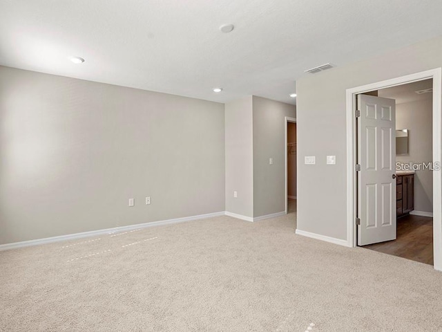 5771 Freshwater Canyon Dr, Saint Cloud, FL 34771 - empty room featuring carpet flooring, baseboards, and recessed lighting