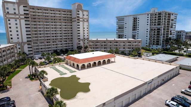 830 N Atlantic Ave Unit B502, Cocoa Beach, FL 32931 - view of urban area with a large body of water and apartment complex / building