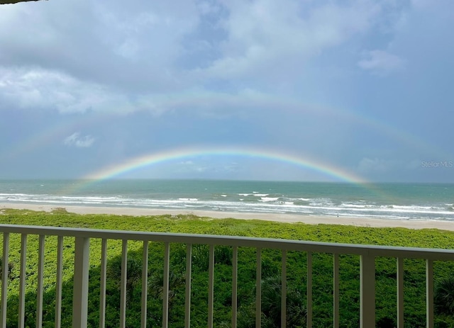 830 N Atlantic Ave Unit B502, Cocoa Beach, FL 32931 - water view featuring nearby beach