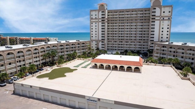 830 N Atlantic Ave Unit B502, Cocoa Beach, FL 32931 - view of apartment building / complex with a water view