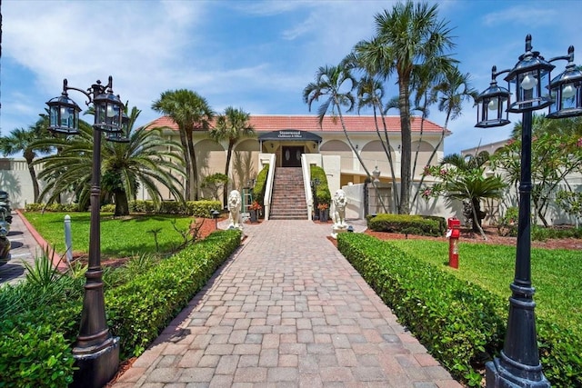 830 N Atlantic Ave Unit B502, Cocoa Beach, FL 32931 - view of property with decorative driveway