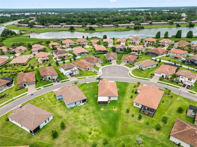 4125 Prima Lago Cir, Lakeland, FL 33810 - aerial perspective of suburban area with a large body of water