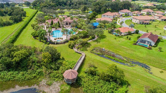 4125 Prima Lago Cir, Lakeland, FL 33810 - drone / aerial view of a pool