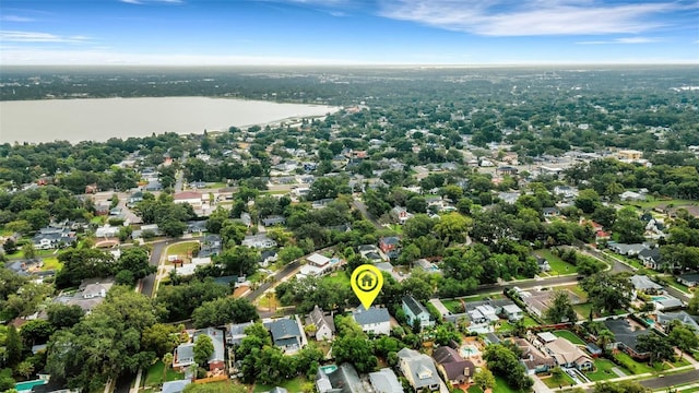 1825 Pawnee Trl, Lakeland, FL 33803 - aerial view of property's location featuring nearby suburban area and a large body of water