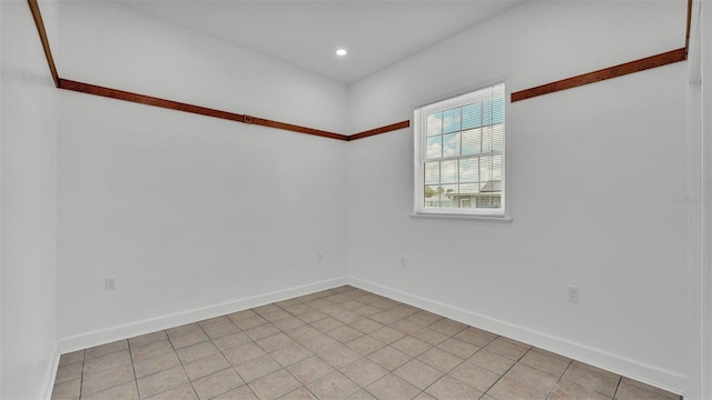 5370 Boxtree Ct, Dade City, FL 33523 - unfurnished room with baseboards and recessed lighting