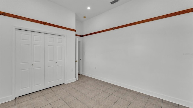 5370 Boxtree Ct, Dade City, FL 33523 - unfurnished bedroom with a closet, recessed lighting, and baseboards