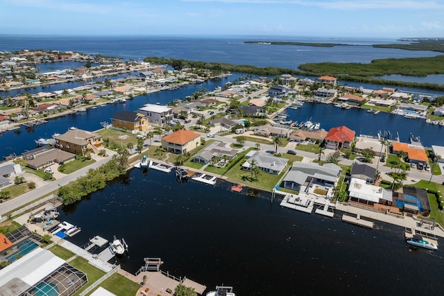 3626 Corsair Ct, New Port Richey, FL 34652 - aerial overview of property's location with a nearby body of water and nearby suburban area