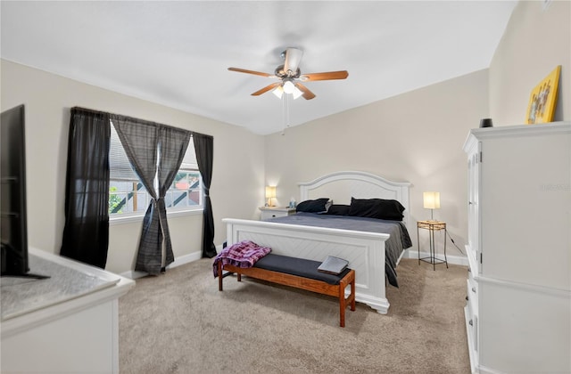 1922 Matthew Ct, Lakeland, FL 33813 - bedroom featuring light carpet and ceiling fan