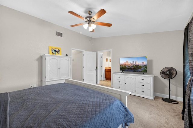 1922 Matthew Ct, Lakeland, FL 33813 - bedroom with light carpet and ceiling fan