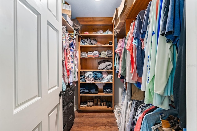 2331 D R Bryant Rd, Lakeland, FL 33810 - walk in closet featuring wood finished floors