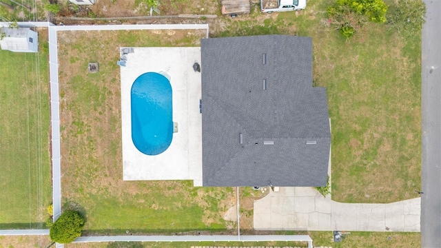 934 Point View Ln, Lakeland, FL 33813 - aerial view of a pool area