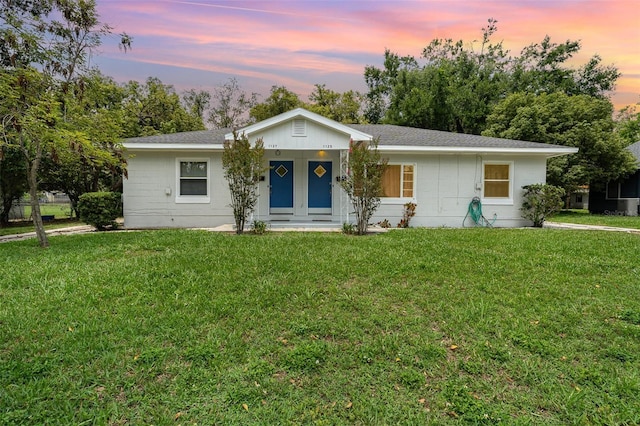 1125 Josephine St, Lakeland, FL 33815 - ranch-style home with a yard