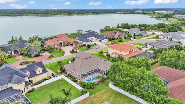 3121 Highlands By The Lake Way, Lakeland, FL 33812 - aerial perspective of suburban area featuring a nearby body of water