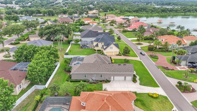 3121 Highlands By The Lake Way, Lakeland, FL 33812 - aerial view of residential area featuring a nearby body of water