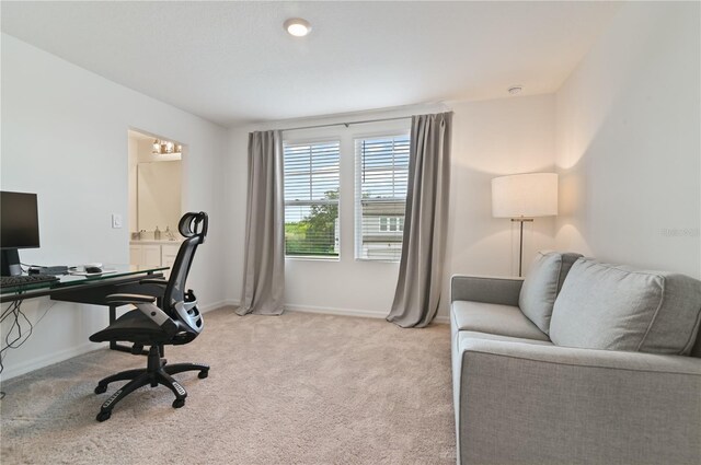1754 Sanibel Dr, Davenport, FL 33896 - office featuring light carpet and baseboards