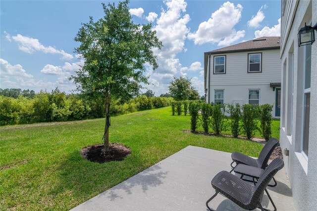 1754 Sanibel Dr, Davenport, FL 33896 - view of green lawn with a patio