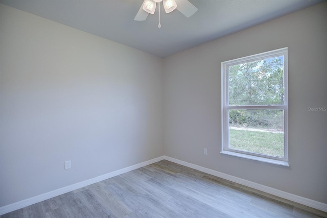 2438 W Wellston Rd, Avon Park, FL 33825 - unfurnished room with plenty of natural light, baseboards, and wood finished floors