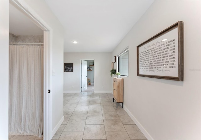 818 Woodward St, Lakeland, FL 33803 - hall with recessed lighting and baseboards